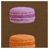 Franse Macarons - meerkleurige pastels Stof (Close Up)