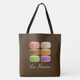 Franse Macarons - meerkleurige pastels Tote Bag