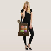 Franse Macarons - meerkleurige pastels Tote Bag (Op model)