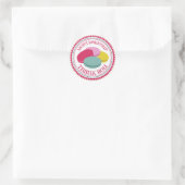 Franse Macarons Merci Envelope Sticker (Tas)