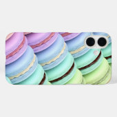 Franse macarons met verschillende kleuren en smake Case-Mate iPhone case (Achterkant (horizontaal))