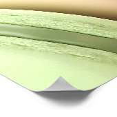 Franse macarons met verschillende kleuren en smake poster (Hoek)