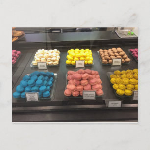 Franse Macarons   Parijs, Frankrijk Briefkaart