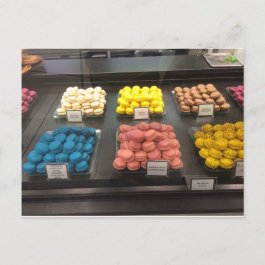 Franse Macarons | Parijs, Frankrijk Briefkaart (Voorkant)
