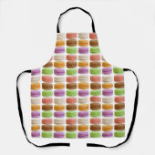 Franse Macarons, pasteelkleuren Schort (Voorkant)