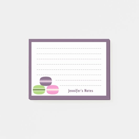 Franse Macarons Post-it® Notes (Voorkant)
