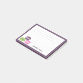 Franse Macarons Post-it® Notes (Schuin)