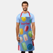 'Franse Macarons' Schort (Gedragen)