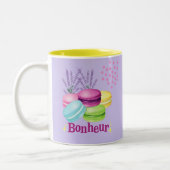 Franse Macarons Tweekleurige Koffiemok (Links)