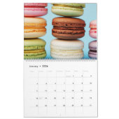 Franse Macaronskalender Kalender (Jan 2026)