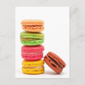 Franse macaroons briefkaart (Voorkant)
