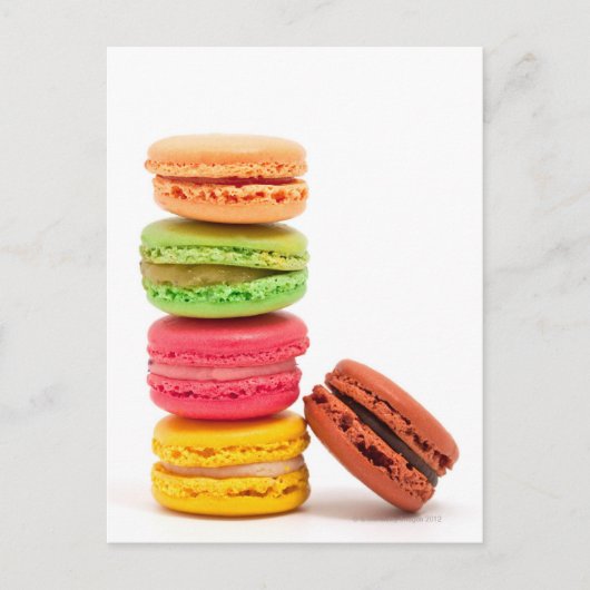 Franse macaroons briefkaart (Voorkant)