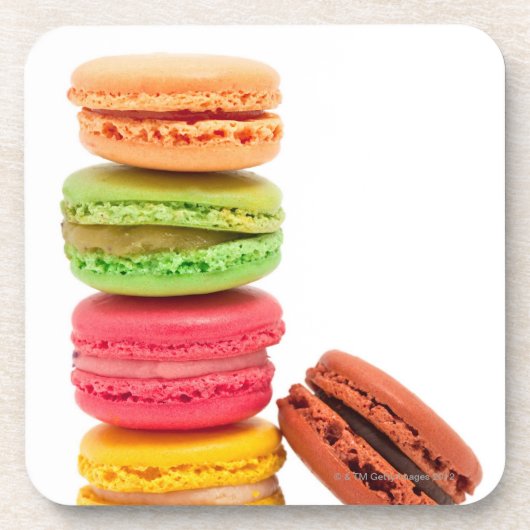 Franse macaroons drankjes onderzetter (Voorkant)