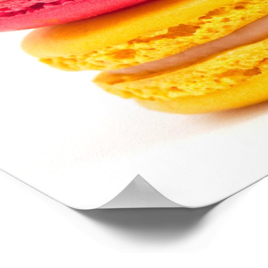 Franse macaroons poster (Hoek)