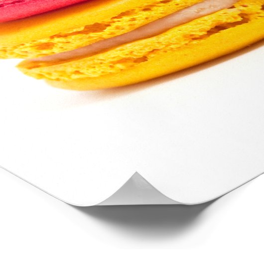 Franse macaroons poster (Hoek)