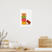 Franse macaroons poster (Keuken)