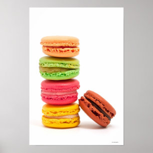 Franse macaroons poster