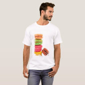 Franse macaroons t-shirt (Voorkant volledig)