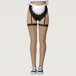 Franse Maid Lingerie Leggings
