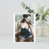 Franse Maid Painting 01 Briefkaart (Staand voorkant)