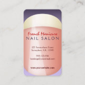 Franse Manicure Nail Technician Visitekaartjes (Voorkant)