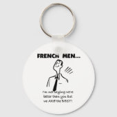 Franse Mannen zijn het beste Sleutelhanger (Voorkant)