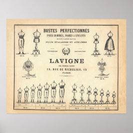 Franse mannequins poster