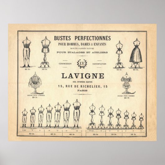 Franse mannequins poster (Voorkant)