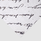Franse Manuscript Napoleon  Letter Tissuepapier (Detail)