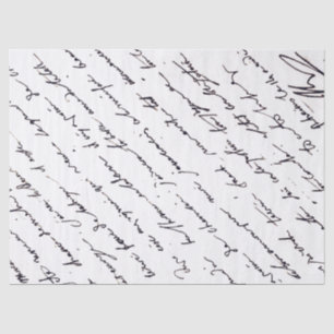 Franse Manuscript Napoleon Letter Tissuepapier