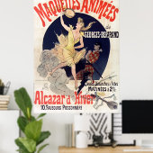  Franse Maquettes Animees Alcazar d'Hiver Poster (Thuiskantoor)