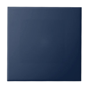 Franse marine blauw effen kleur tegeltje