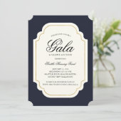 Franse marine  Flowers Gala of Party Kaart (Staand voorkant)