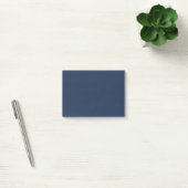 Franse marineblauwe effen kleur post-it® notes (Kantoor)