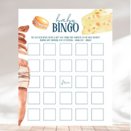 Franse markt - Baby shower Baby bingo Game