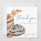 Franse markt - Baguette - Shower - Hartelijk dank Bedankkaart (Voorkant)