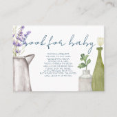 Franse markt - bloemen - boek voor Baby Plaatskaartje (Voorkant)