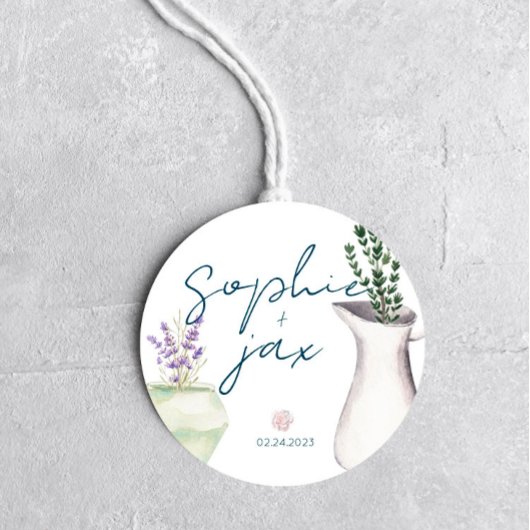 Franse markt - bloemen - schoenmaker ronde sticker