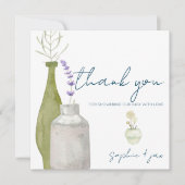 Franse markt - bloemen - Shower - Bedankt voor je  (Voorkant)