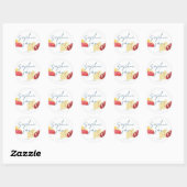 Franse markt - Charcuterie - Shower Favor Sticker (Vel)