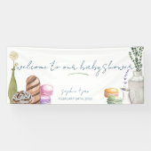 Franse markt - Grote Vinylwelkomstbanner Spandoek (Horizontaal)