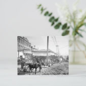 Franse markt in New Orleans, 1906 Briefkaart (Staand voorkant)