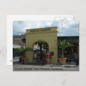 Franse Markt New Orleans Briefkaart (Voorkant / Achterkant)