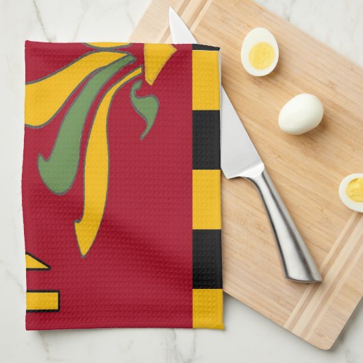 Franse markt, theedoek (Quarter Fold)