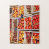 Franse marktkraam voor fruit en groenten legpuzzel (Verticaal)