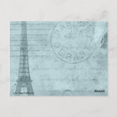 Franse Masquerade Briefkaart (Achterkant)