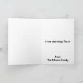 Franse Mastiff Feestdagen Kaart (Binnen)