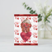 Franse Mastiff Hearts Hondenliefhebber Valentijn G Feestdagenkaart (Staand voorkant)