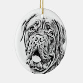 Franse Mastiff Keramisch Ornament (Rechts)
