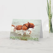 Franse Mastiff verjaardagskaart Kaart (Voorkant)